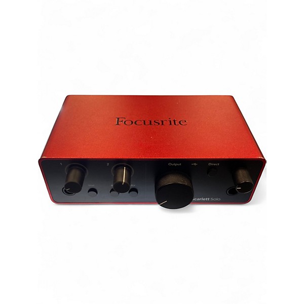 Used Focusrite SCARLETT SOLO GEN4 Audio Interface