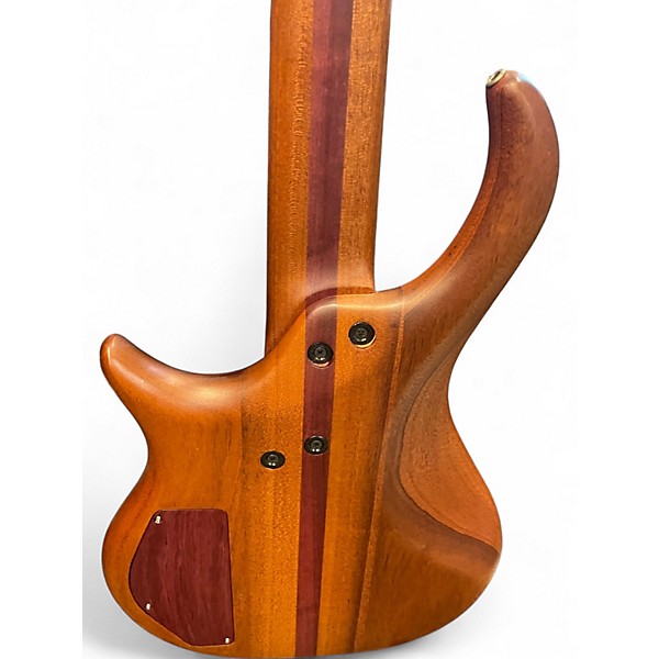 Used 1999 Warrior STANDARD 5 FRETLESS Natural Electric Bass Guitar