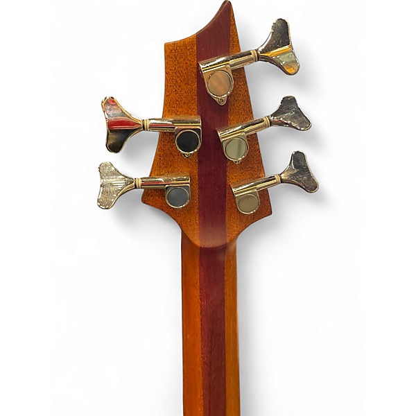 Used 1999 Warrior STANDARD 5 FRETLESS Natural Electric Bass Guitar