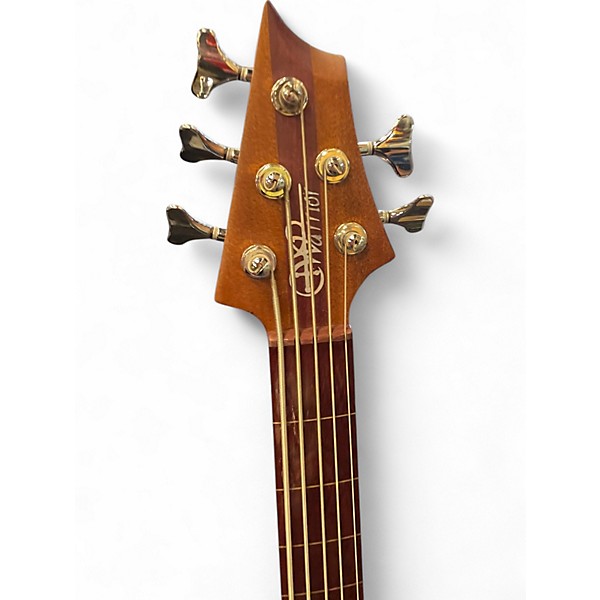 Used 1999 Warrior STANDARD 5 FRETLESS Natural Electric Bass Guitar