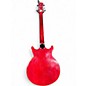 Used Silvertone SSLA-30/TR Crimson Red Trans Hollow Body Electric Guitar