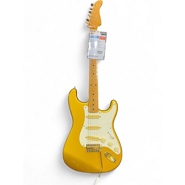 Used Fernandes LE2 VINTAGE Aztec Gold Solid Body Electric Guitar