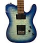 Used Schecter Guitar Research PT PRO Trans Blue BURST Solid Body Electric Guitar