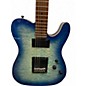 Used Schecter Guitar Research PT PRO Trans Blue BURST Solid Body Electric Guitar