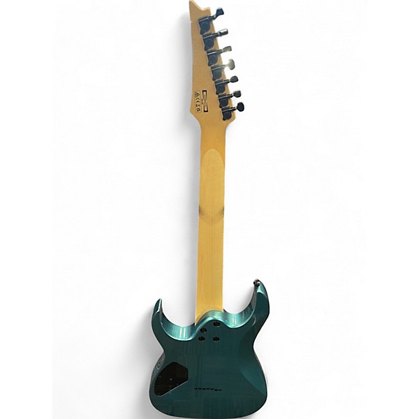 Used Ibanez GRG7221M METALLICA LIGHT BLUE Solid Body Electric Guitar