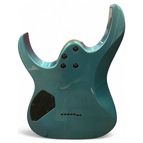 Used Ibanez GRG7221M METALLICA LIGHT BLUE Solid Body Electric Guitar