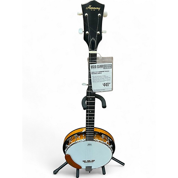 Used 1972 Harmony H5835 NATURAL Banjo