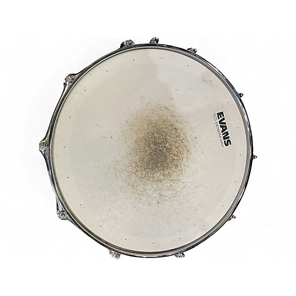 Used SJC 6.5X14 Alpha Steel Chrome Over Steel Drum