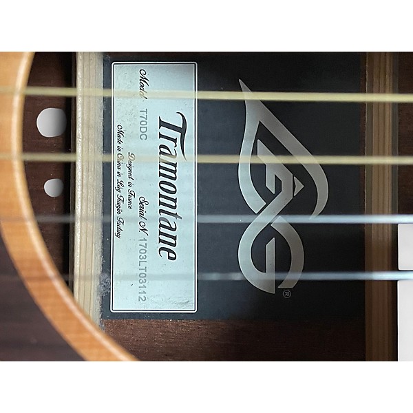 Used Lag Guitars tramontane Natural Acoustic Guitar
