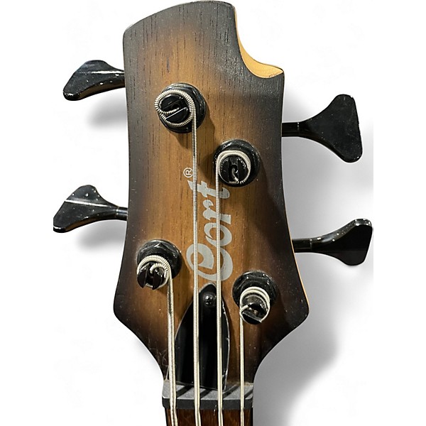 Used Cort B4FL Natural Electric Bass Guitar