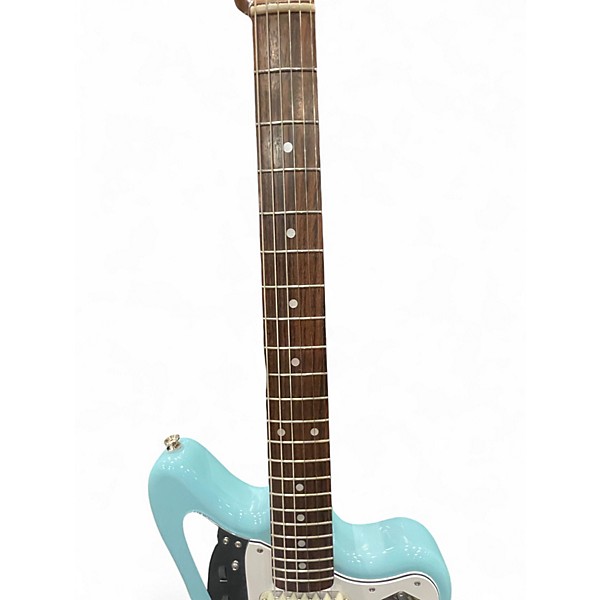 Used Fender Jaguar Daphne Blue Solid Body Electric Guitar