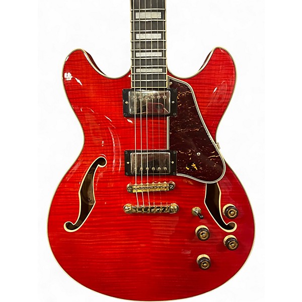 Used Ibanez AS93 Artcore Cherry Hollow Body Electric Guitar