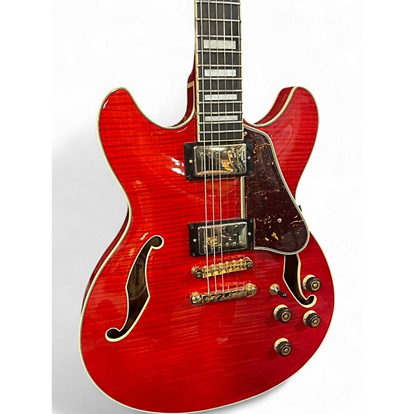 Used Ibanez AS93 Artcore Cherry Hollow Body Electric Guitar