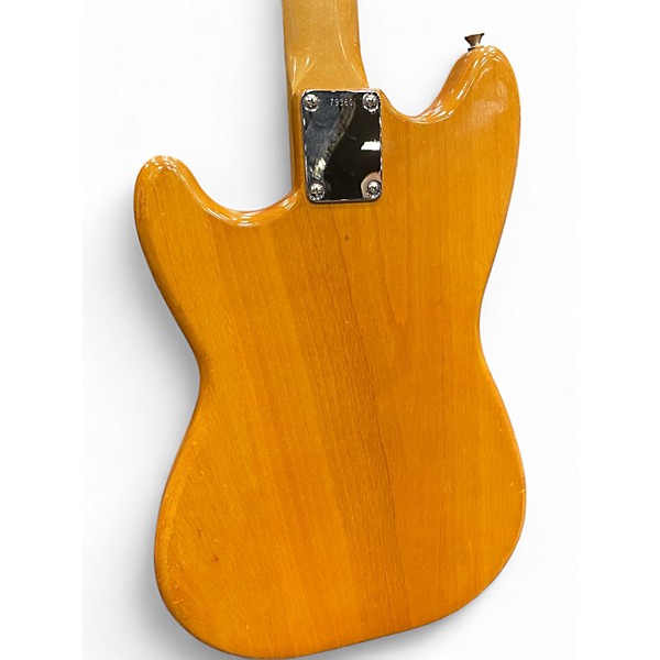 Used 1989 Fender musicmaster Natural Solid Body Electric Guitar