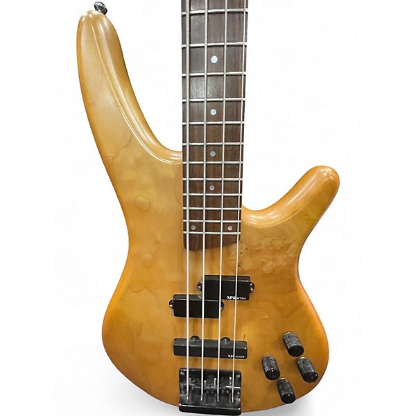 Used Ibanez SR-500 Natural Electric Bass Guitar