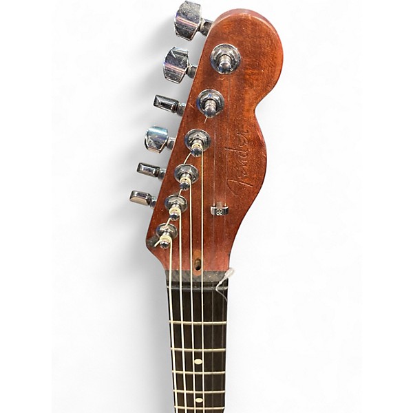 Used Fender American Acoustasonic Telecaster brown Acoustic Electric Guitar