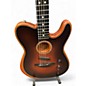 Used Fender American Acoustasonic Telecaster brown Acoustic Electric Guitar