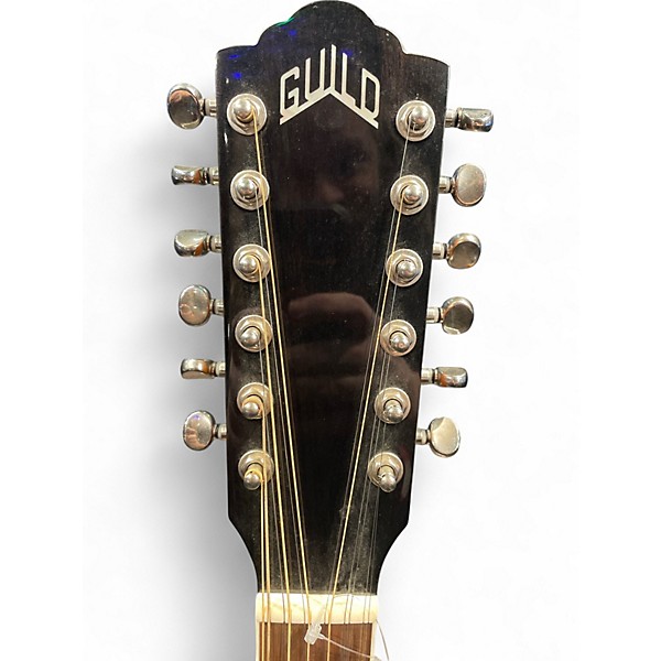 Used Guild F2512 CE DELUXE 2 Color Sunburst 12 String Acoustic Electric Guitar