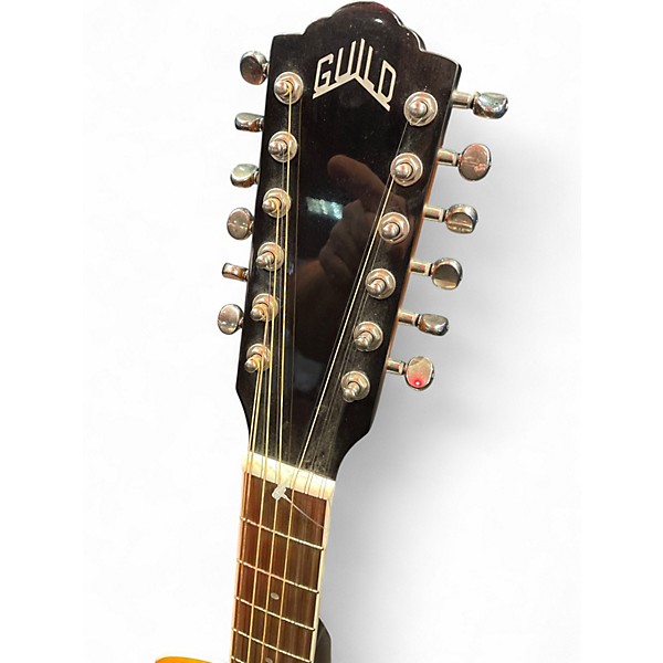 Used Guild F2512 CE DELUXE 2 Color Sunburst 12 String Acoustic Electric Guitar