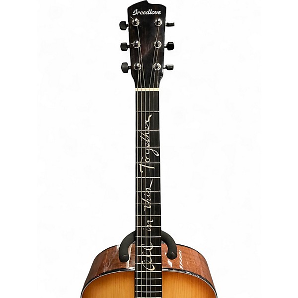 Used Breedlove JEFF BRIDGES CONCERT COPPER Honey Burst Acoustic Electric Guitar