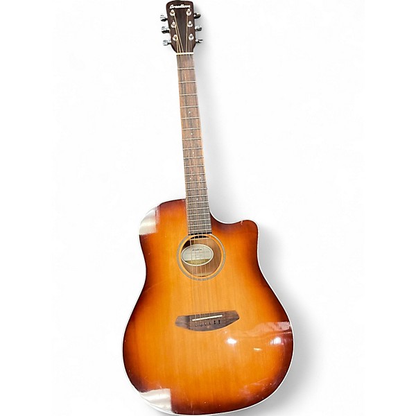 Used Breedlove Discovery Dreadnought 2 Tone Sunburst Acoustic Guitar