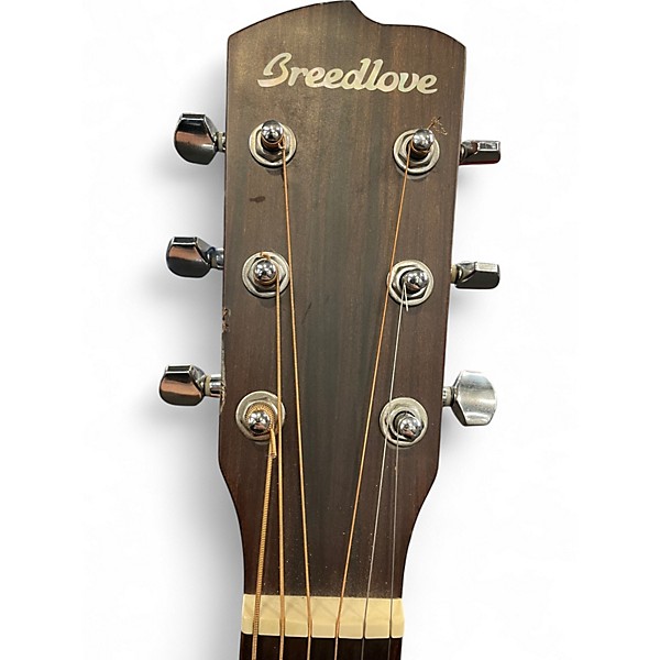 Used Breedlove Discovery Dreadnought 2 Tone Sunburst Acoustic Guitar
