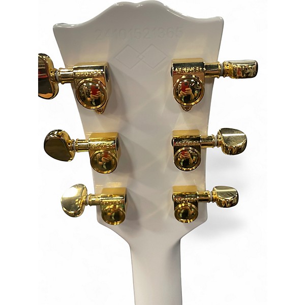 Used 2024 Epiphone INSPIRED BY GIBSON LES PAUL CUSTOM Alpine White Solid Body Electric Guitar