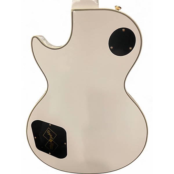 Used 2024 Epiphone INSPIRED BY GIBSON LES PAUL CUSTOM Alpine White Solid Body Electric Guitar