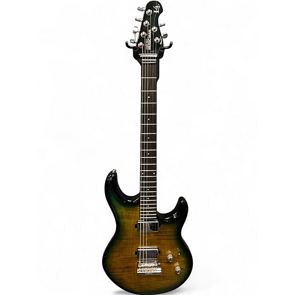 Used Ernie Ball Music Man LUKE 4 GATOR BURST Solid Body Electric Guitar