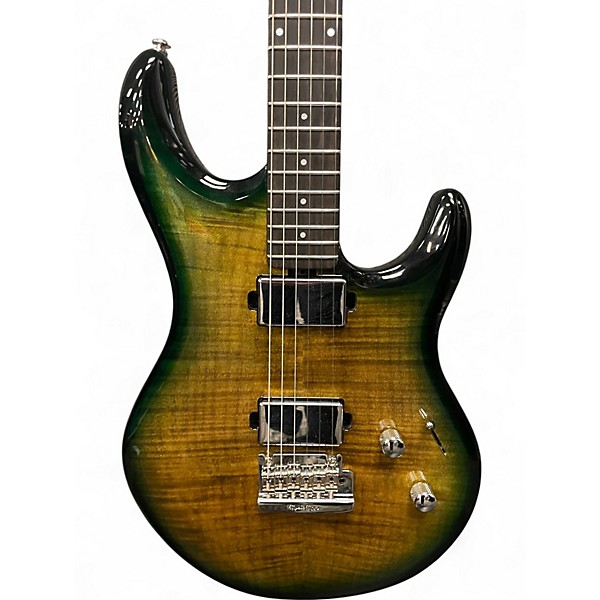 Used Ernie Ball Music Man LUKE 4 GATOR BURST Solid Body Electric Guitar