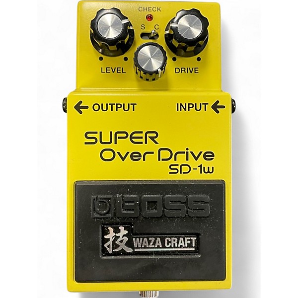 Used BOSS SD1W Super Overdrive Waza Craft Effect Pedal