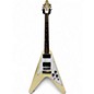 Used Gibson 70S FLYING V WHITE Solid Body Electric Guitar thumbnail