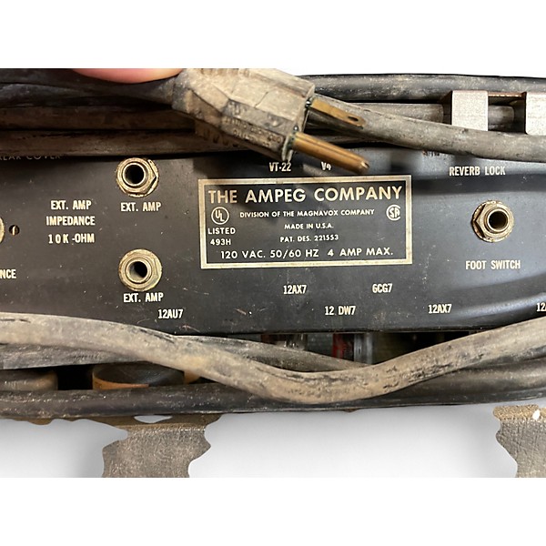Vintage 1980s Ampeg V4 Tube Guitar Amp Head
