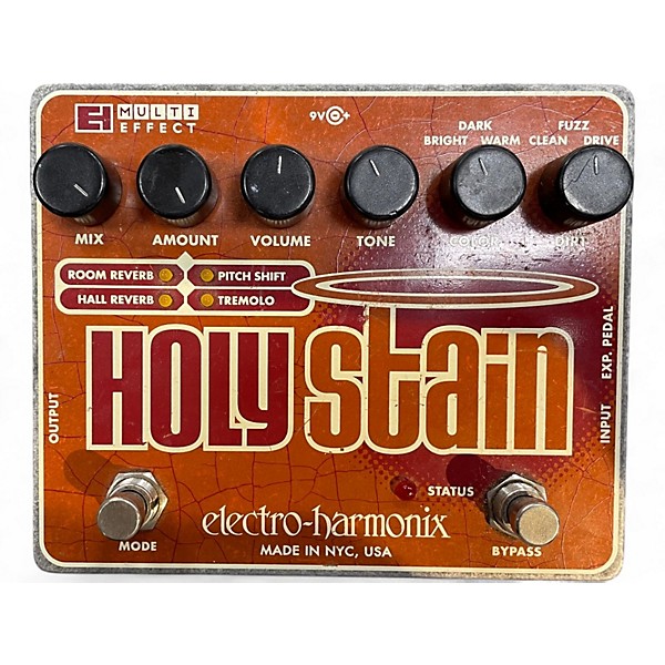 Used Electro-Harmonix Holy Stain Distortion Reverb Effect Processor