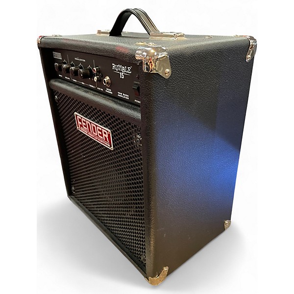 Used Fender Rumble 15 15W 1X8 Bass Combo Amp