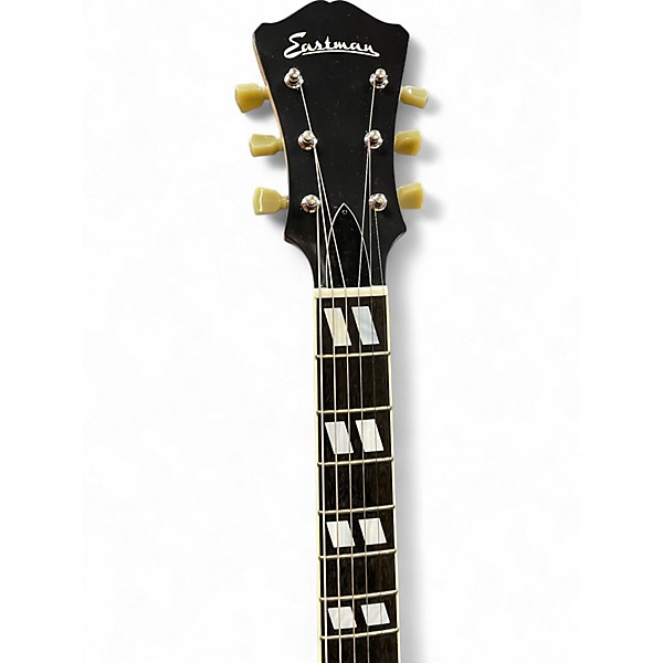 Used Eastman AR371CE-BD Hollow-Body Archtop with Florentine Cutaway Blonde Hollow Body Electric Guitar