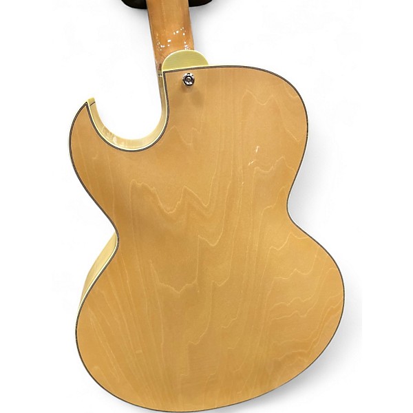 Used Eastman AR371CE-BD Hollow-Body Archtop with Florentine Cutaway Blonde Hollow Body Electric Guitar