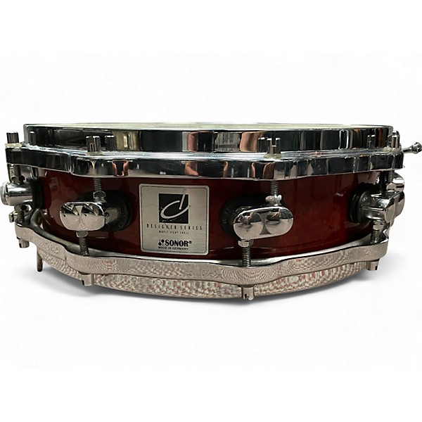 Used SONOR 4X14 Designer Series Maple Light  Piccollo Natural Drum