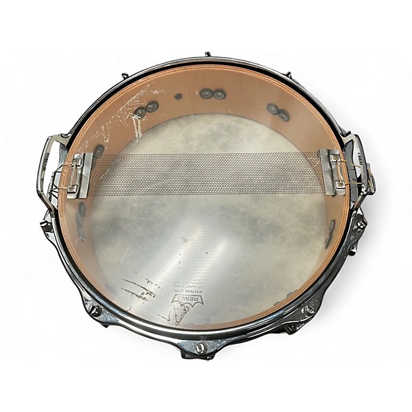 Used SONOR 4X14 Designer Series Maple Light  Piccollo Natural Drum