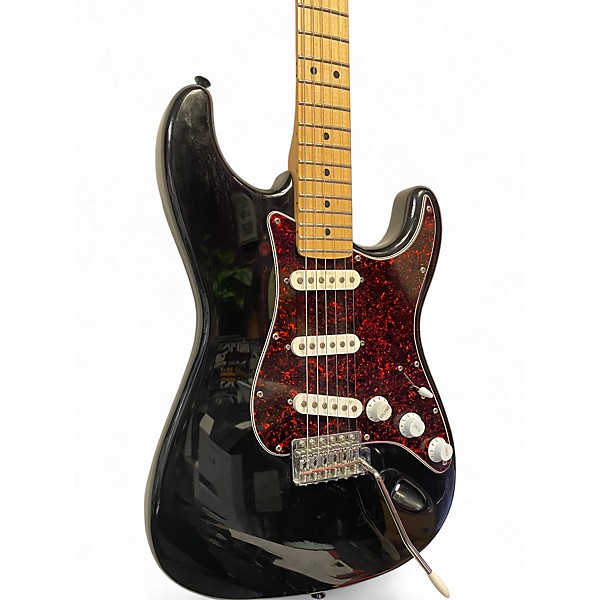 Used Fender 75th Anniversary Stratocaster Black Solid Body Electric Guitar