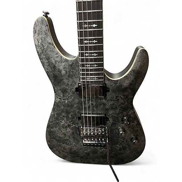 Used Schecter Guitar Research C1 ernie C Black Reign Solid Body Electric Guitar