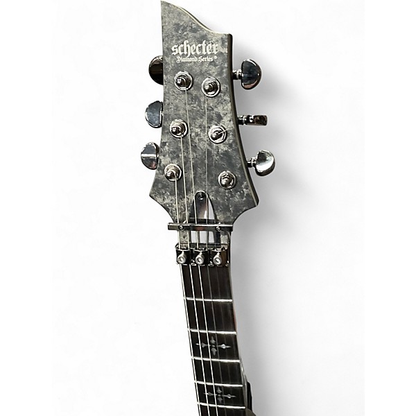 Used Schecter Guitar Research C1 ernie C Black Reign Solid Body Electric Guitar