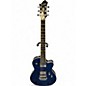 Used Hagstrom D2H BLUE SPARKLE Solid Body Electric Guitar thumbnail