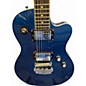 Used Hagstrom D2H BLUE SPARKLE Solid Body Electric Guitar