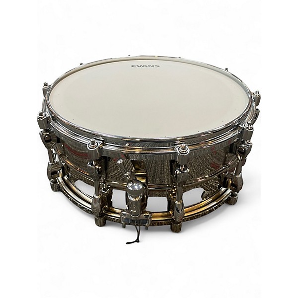 Used TAMA 6.5X14 Starphonic Snare nickel plated brass Drum