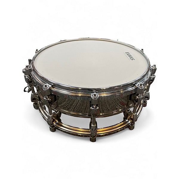 Used TAMA 6.5X14 Starphonic Snare nickel plated brass Drum