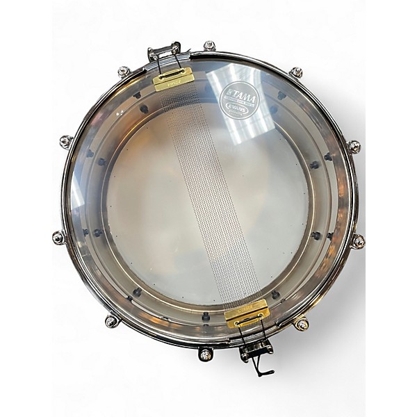 Used TAMA 6.5X14 Starphonic Snare nickel plated brass Drum
