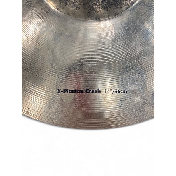 Used SABIAN 14in HHX XPLOSION CRASH Cymbal