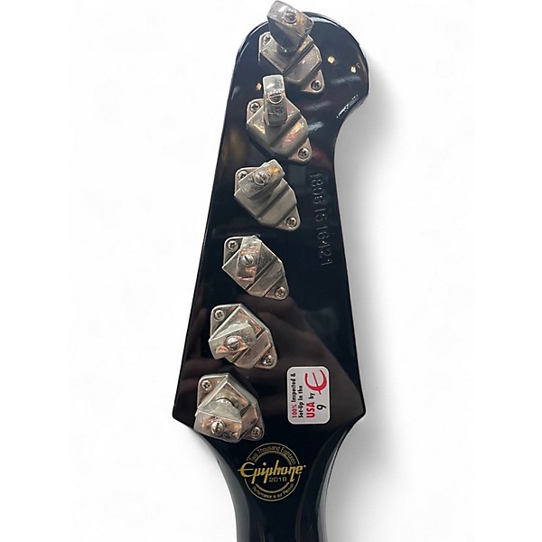 Used Epiphone Firebird Slash Trans Black Solid Body Electric Guitar