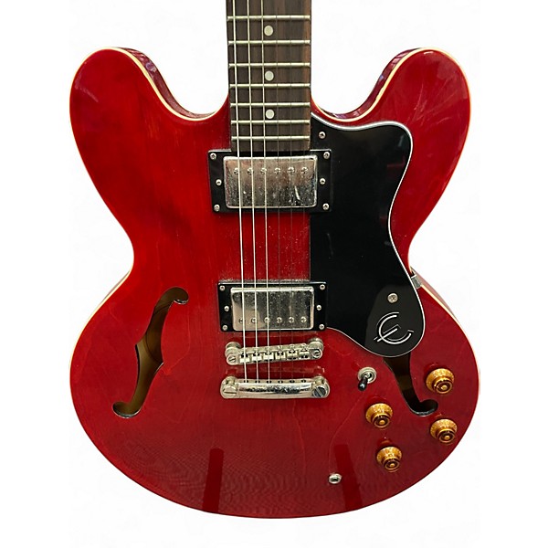Used Epiphone Dot Candy Apple Red Hollow Body Electric Guitar